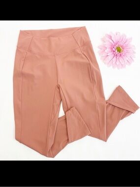 Gymshark Studio Cropped Leggings: Deep Blush Pink